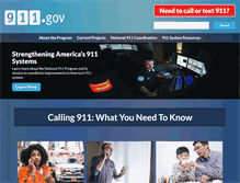 Tablet Screenshot of 911.gov
